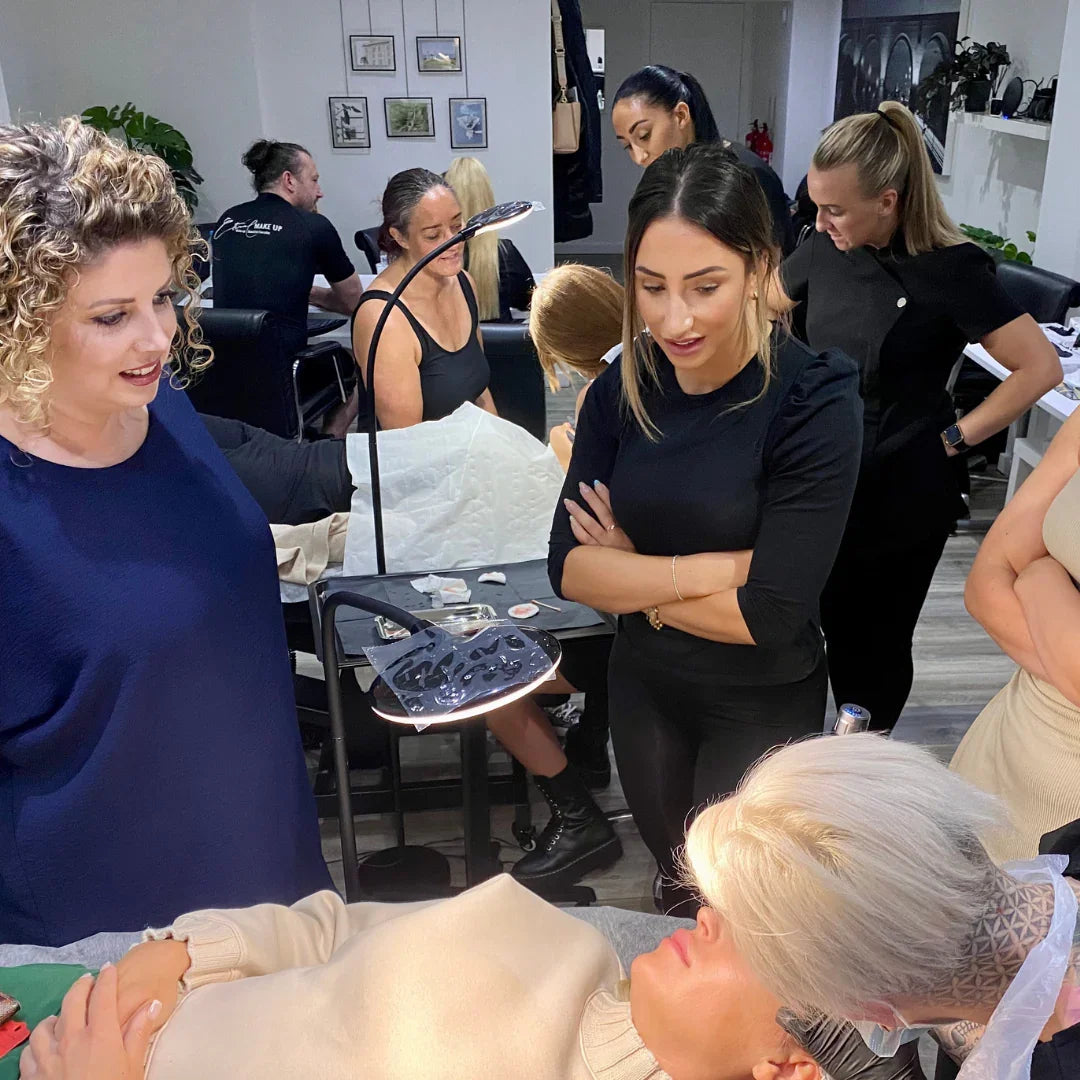 Botched Ink saline removal training with online pre-study and hands on model class