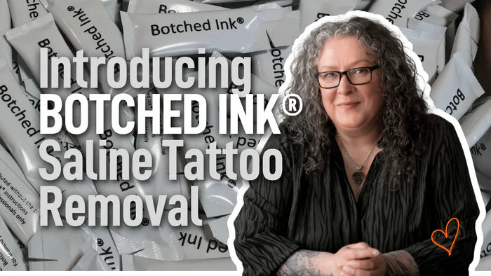 Saline Tattoo Removal with Botched Ink