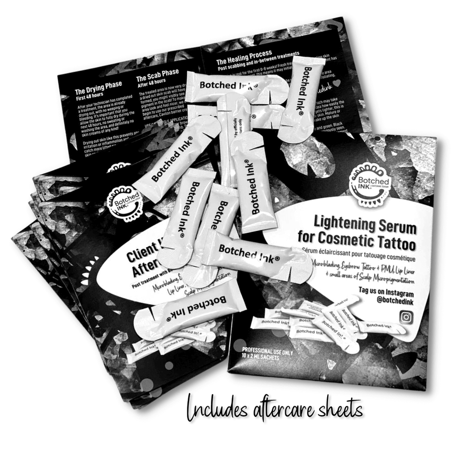 Saline Tattoo Removal Training with our Exclusive Botched Ink Serum ...