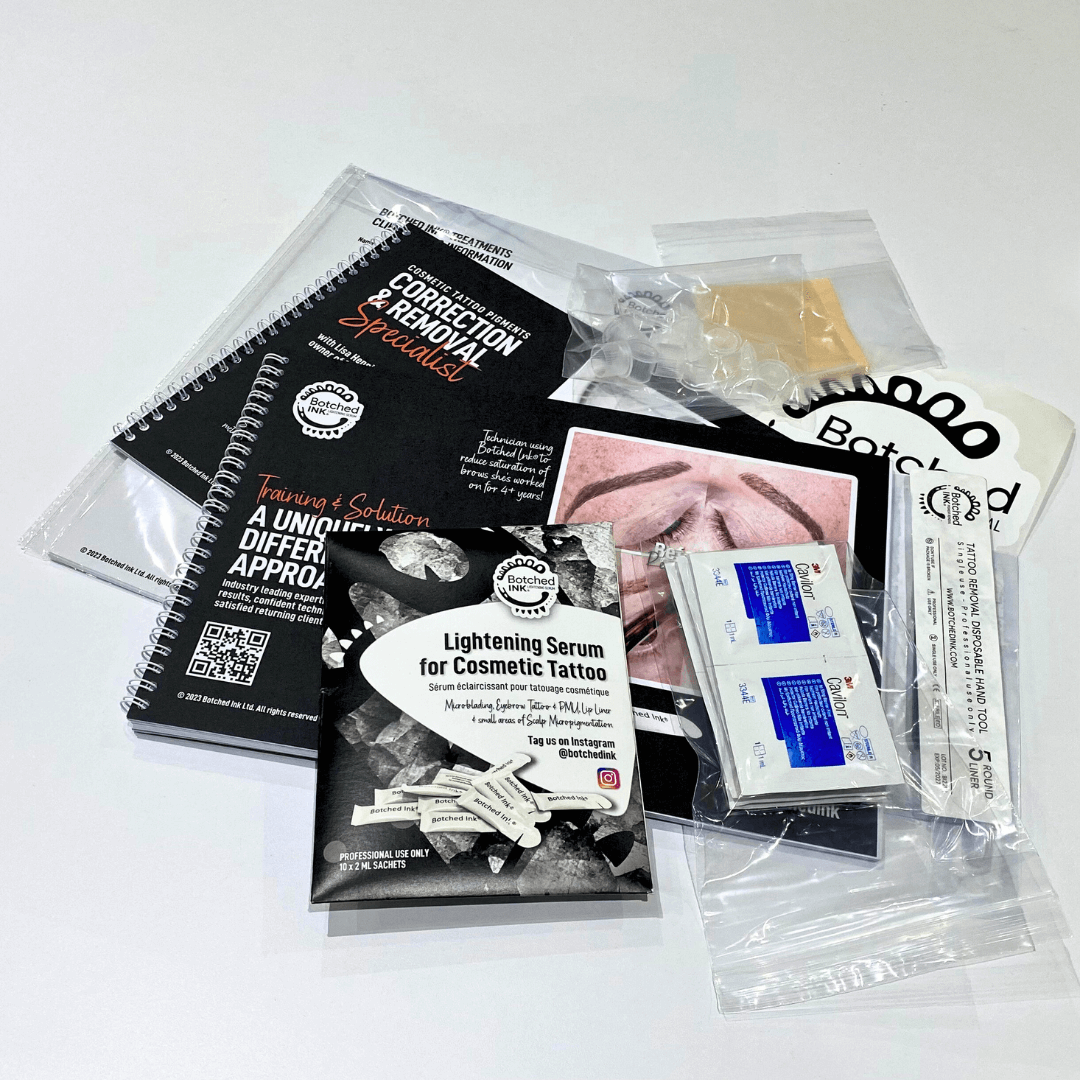 Botched Ink® Saline Tattoo Removal Solution, Aftercare & Accessories