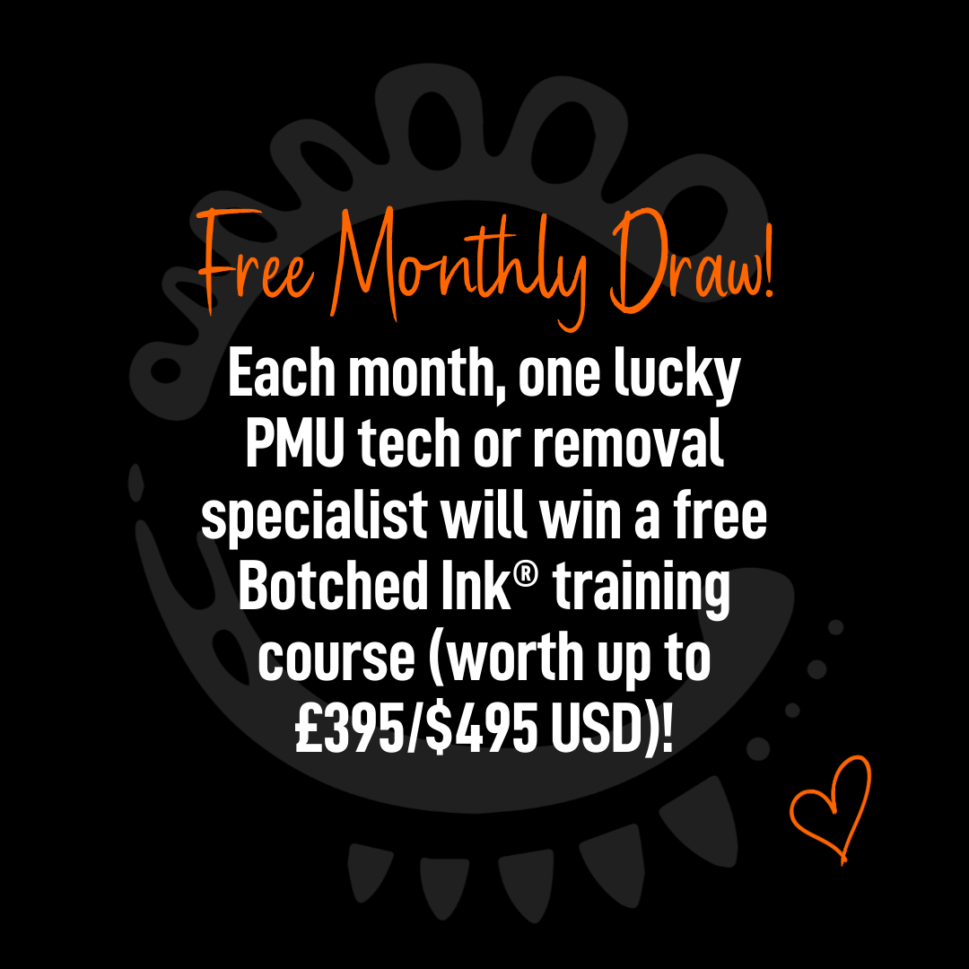 Win Botched Ink® Training - FREE Monthly Draw